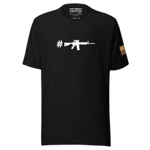 Load image into Gallery viewer, Hashtag ACOG on Black T-Shirt