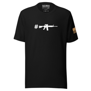 Hashtag ACOG on Black T-Shirt
