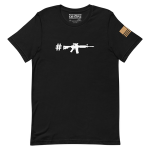 Hashtag ACOG on Black T-Shirt
