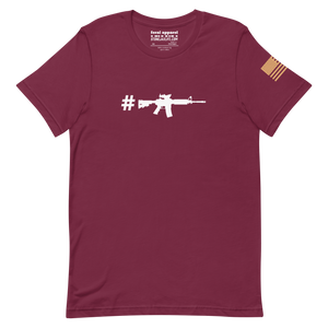 Hashtag ACOG on Maroon T-Shirt
