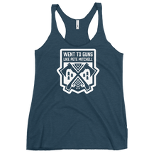 Load image into Gallery viewer, WENT TO GUNS Crest on Women&#39;s Racerback Tank