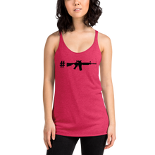 Load image into Gallery viewer, Hashtag ACOG on Pink Women&#39;s Racerback Tank
