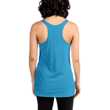 Load image into Gallery viewer, Stonejax Logo on Turquoise Women&#39;s Racerback Tank