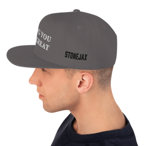 MAKING YOU LOOK GREAT First Gen Stonejax Snapback Hat With Green Undervisor