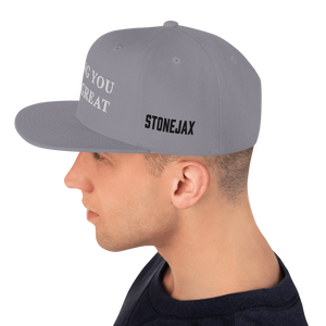 MAKING YOU LOOK GREAT First Gen Stonejax Snapback Hat With Green Undervisor