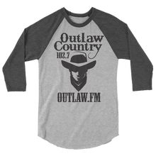 Load image into Gallery viewer, Outlaw Country Logo 3/4 Sleeve Shirt