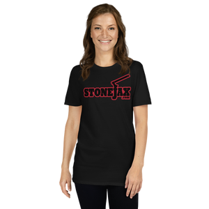 STONEJAX LOGO WITH RED HIGHLIGHT Multiple T-Shirt Colors To Choose From