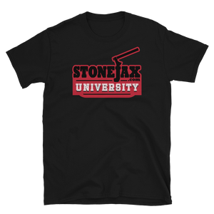 STONEJAX UNIVERSITY LOGO WITH RED HIGHLIGHT Multiple T-Shirt Colors To Choose From