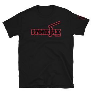 STONEJAX LOGO WITH RED HIGHLIGHT AND AX GIRL LOGO Multiple T-Shirt Colors To Choose From
