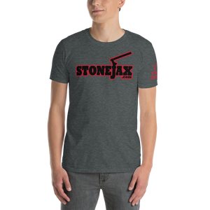STONEJAX LOGO WITH RED HIGHLIGHT STONEJAX UNIVERSITY Multiple T-Shirt Colors To Choose From