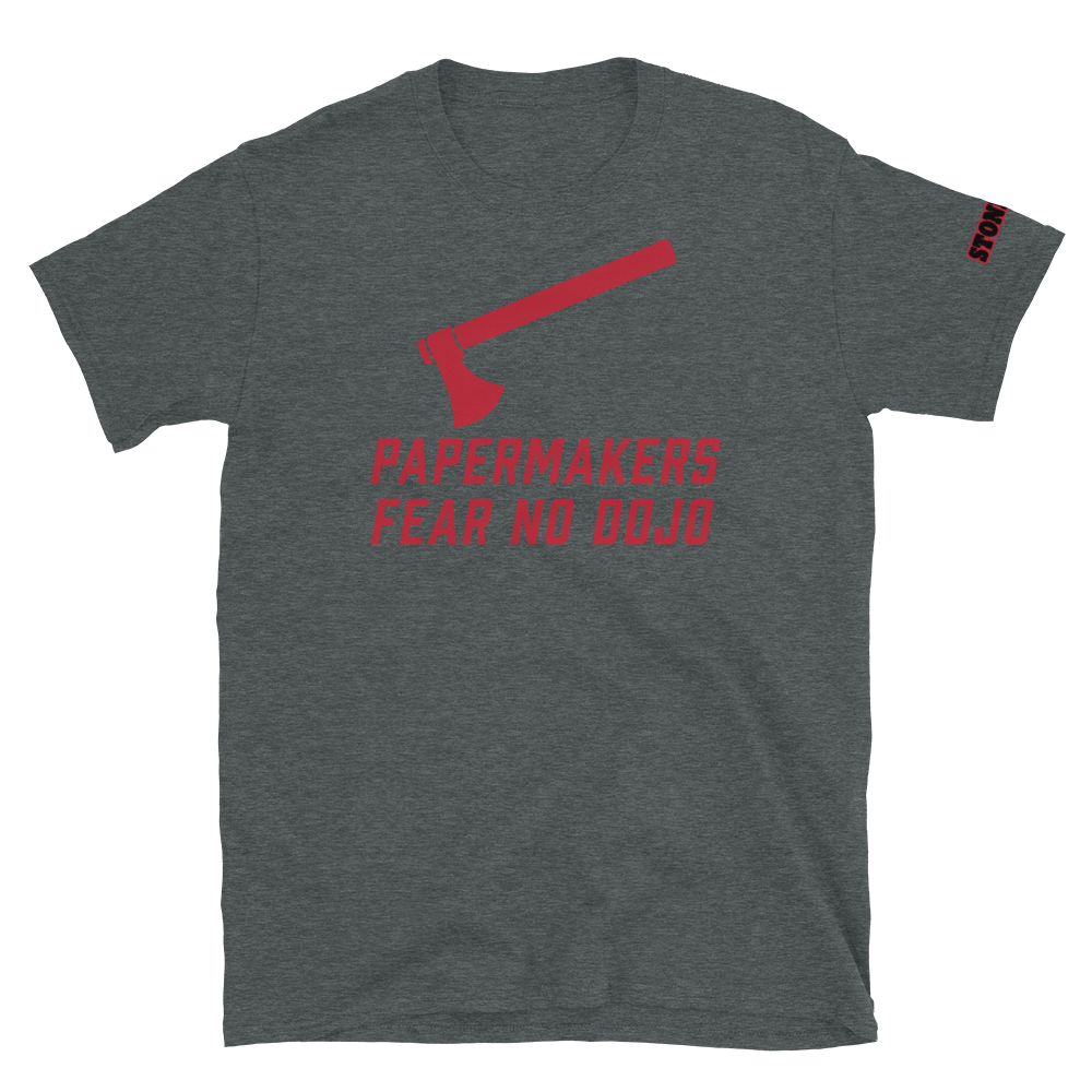 PAPERMAKERS FEAR NO DOJO Prohibition Font T-Shirt – STONEJAX