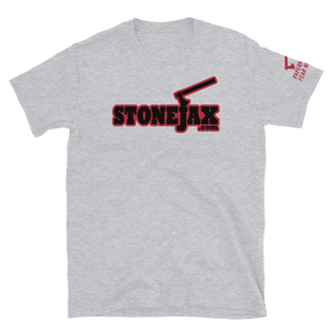 STONEJAX LOGO WITH RED HIGHLIGHT PAPERMAKERS FEAR NO DOJO Prohibition Font
