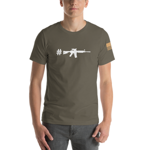 Hashtag ACOG on Army Green T-Shirt