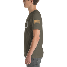 Load image into Gallery viewer, Hashtag ACOG Box on Army Green T-Shirt