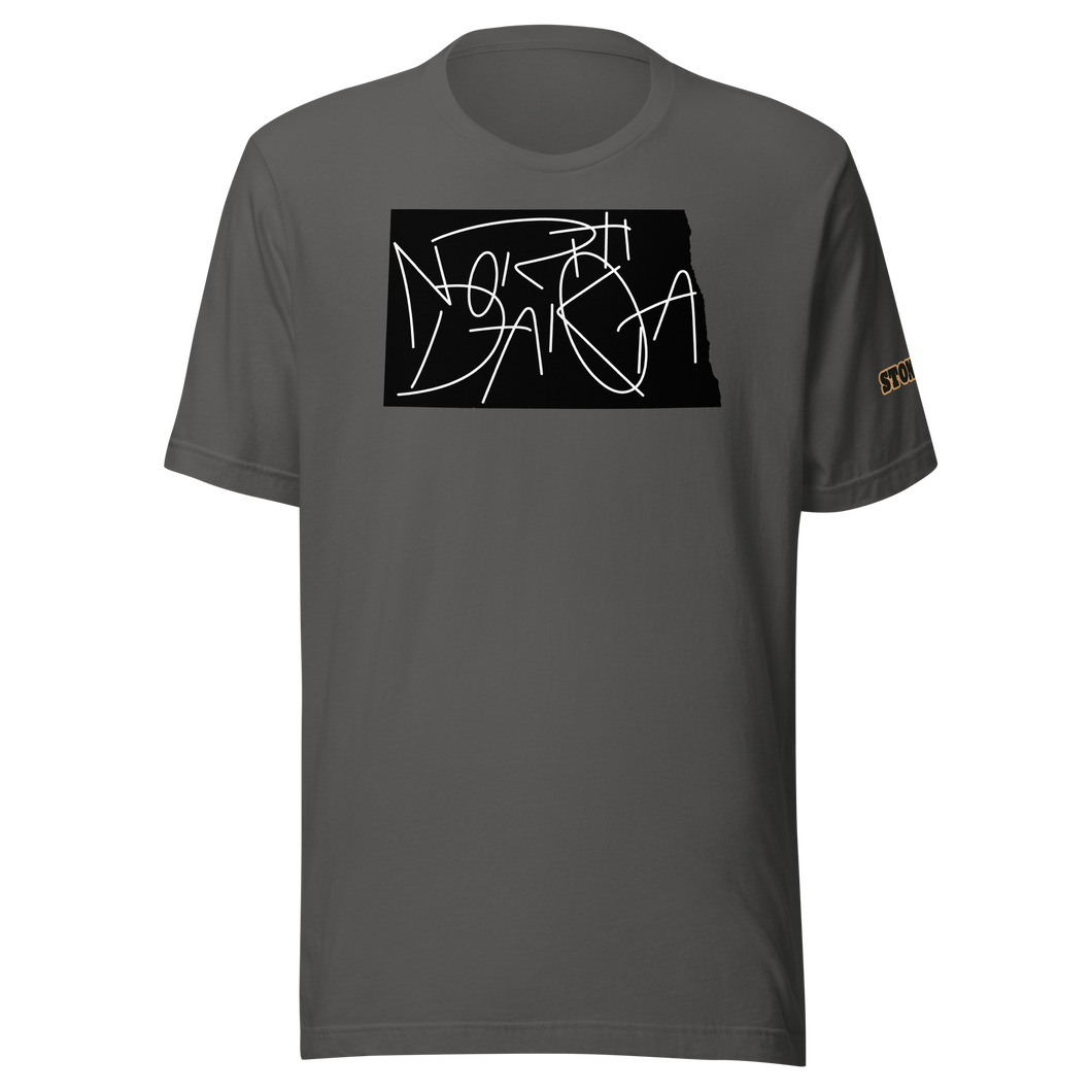 NORTH DAKOTA Art With Words Unisex T-Shirt