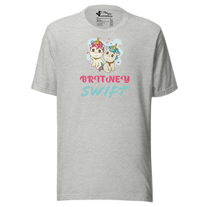 BRITNEY SWIFT UNICORNS Unisex T-Shirt - Multiple HEATHER Colors To Choose From