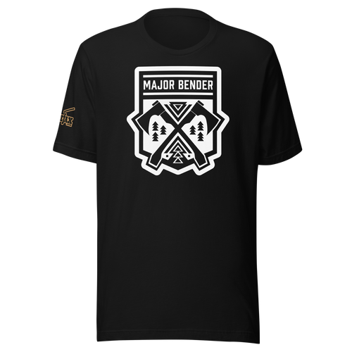 MAJOR BENDER Crest on T-Shirt