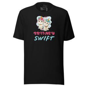BRITNEY SWIFT UNICORNS Unisex T-Shirt - Multiple DARK SOLID Colors To Choose From