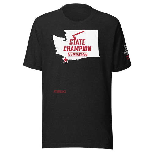 STATE CHAMPION ROLLMAKERS Black T-Shirt