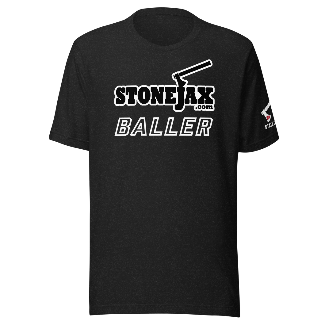 STONEJAX BALLER First Gen STATE CHAMPION WA T-Shirt
