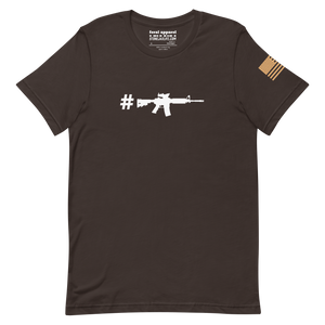 Hashtag ACOG on Brown T-Shirt