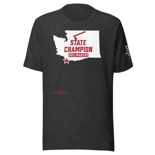 STATE CHAMPION ROLLMAKERS Dark Grey T-Shirt
