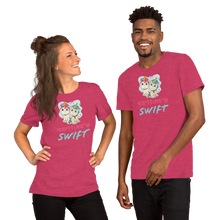 Load image into Gallery viewer, BRITNEY SWIFT UNICORNS Unisex T-Shirt - Multiple HEATHER Colors To Choose From