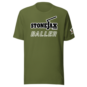 STONEJAX BALLER First Gen STATE CHAMPION Number 35 T-Shirt
