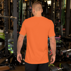 Stonejax Logo on Orange T-Shirt