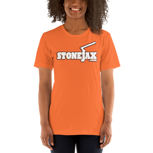 Stonejax Logo on Orange T-Shirt