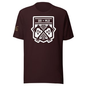 QB1 plus MLB Crest on T-Shirt