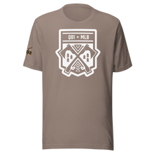 Load image into Gallery viewer, QB1 plus MLB Crest on T-Shirt