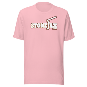 Stonejax Logo on Pink T-Shirt
