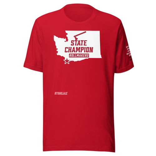 STATE CHAMPION ROLLMAKERS Red T-Shirt