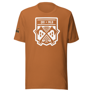 QB1 plus MLB Crest on T-Shirt
