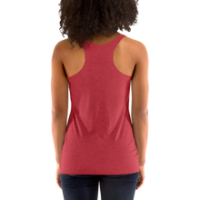 Load image into Gallery viewer, Ax Girl Pink White ROLLMAKERS on Red Women&#39;s Racerback Tank