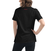 Load image into Gallery viewer, STONEJAX LOGO WITH RED HIGHLIGHT Women&#39;s Relaxed T-Shirt