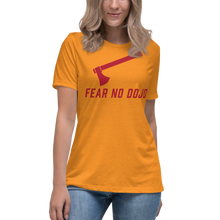 Load image into Gallery viewer, FEAR NO DOJO RED AX Women&#39;s Relaxed T-Shirt