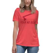 Load image into Gallery viewer, FEAR NO DOJO RED AX Women&#39;s Relaxed T-Shirt