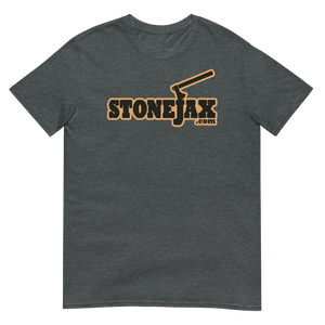 Stonejax Logo on Dark Heather T-Shirt
