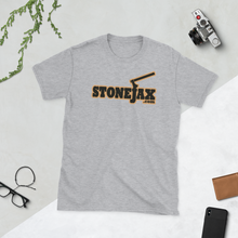 Load image into Gallery viewer, Stonejax Logo on Sport Grey T-Shirt