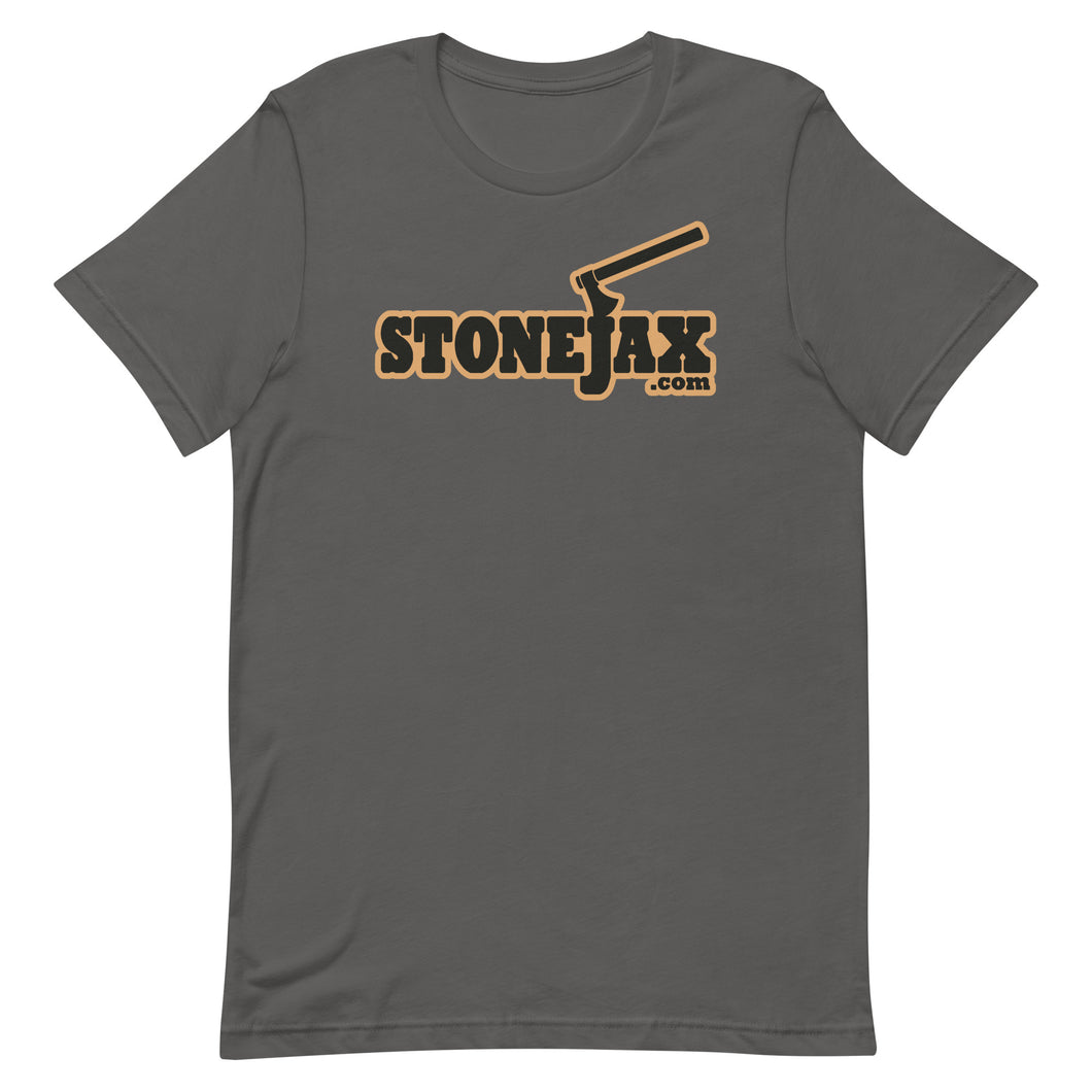 Stonejax Logo on Asphalt T-Shirt