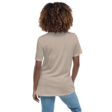 Load image into Gallery viewer, Stonejax Logo on Heather Stone Women&#39;s Relaxed T-Shirt